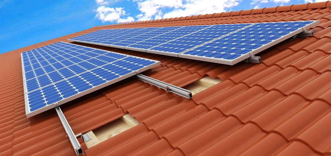 solar pitched roof mounting system