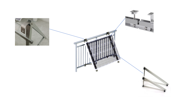 solar balcony structure