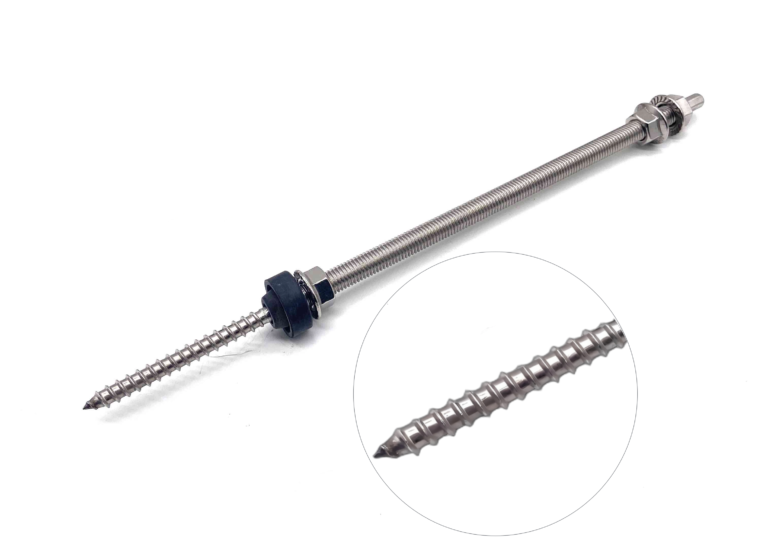 solar hanger bolt(wood Thread)