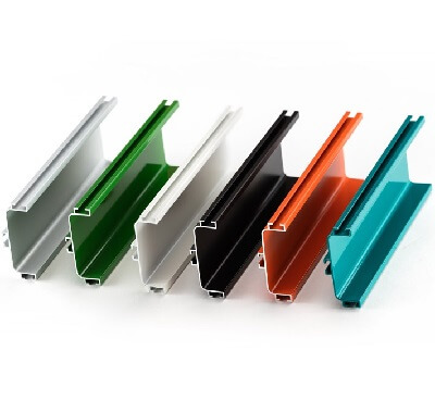 powder coated aluminum profiles