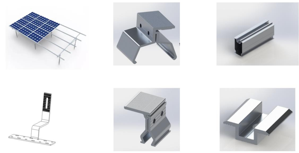 Rail,Middle Clamp Kit,Hook,Side Clamp Kit,etc.