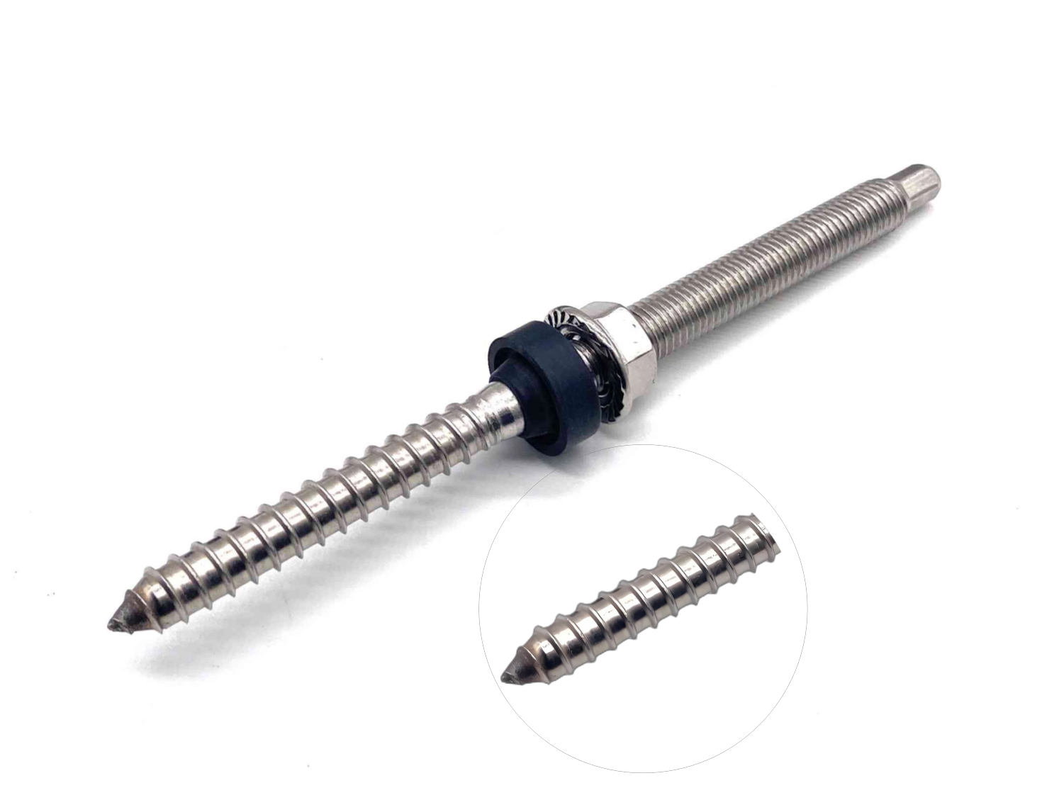 solar hanger bolt(Fine Thread with Sharp Point)
